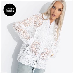 Бомбер кружевной, Эпичный шик (white)