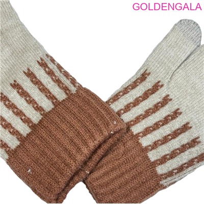 Перчатки женские вязанные сенсорные Арт 2023/12/6 тип 3