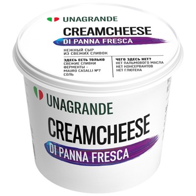 Кремчиз "Unagrande", 70%, 0,5 кг, пл/с