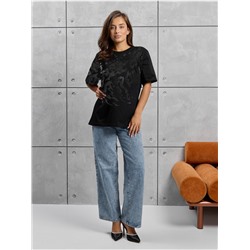 Футболка "Лак" черный женская