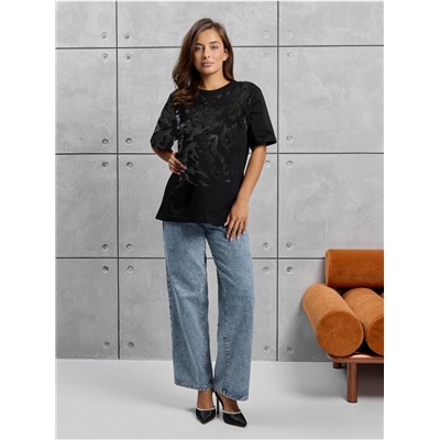 Футболка "Лак" черный женская