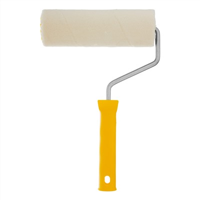 Валик "Лаки", 180 мм, ворс 5 мм, D 48 мм, D ручки 8 мм, Велюр Сибртех