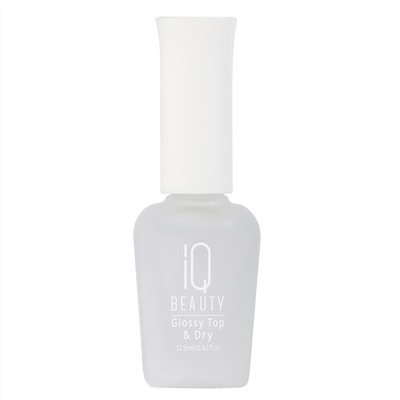 IQ Beauty Зеркальное защитное покрытие и сушка / Glossy Top & Dry, 12,5 мл