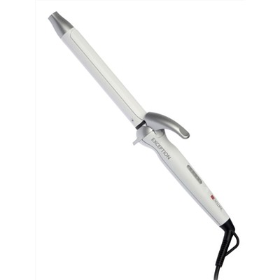 Dewal Плойка для волос с терморегулятором / Exception 03-1625Т, 25 мм, белый, 48 Вт