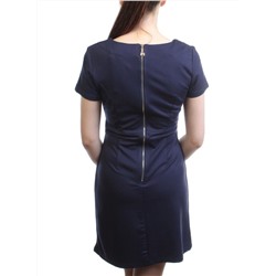 1603 DK. BLUE Платье женское (90% хлопок, 10% полиэстер)
