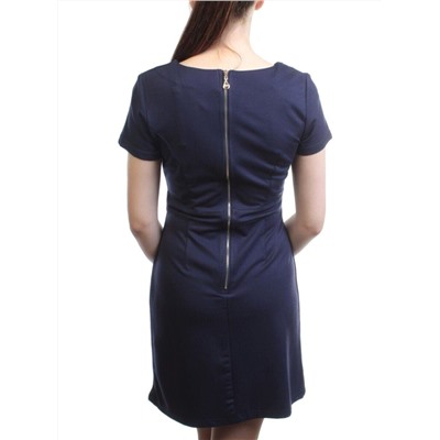 1603 DK. BLUE Платье женское (90% хлопок, 10% полиэстер)