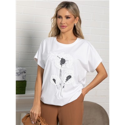 Блуза Фло (белая) Б15508-20М