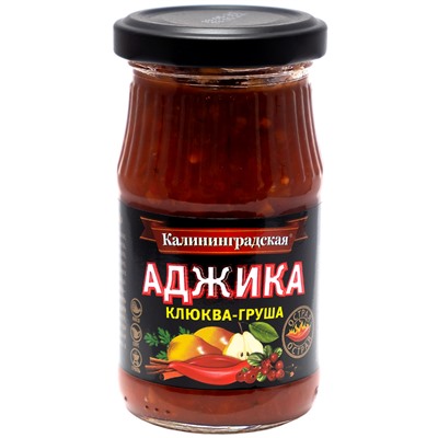 Соус Аджика Клюква-груша тв/б 170 г. 1/12