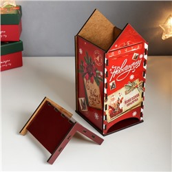 Чайный домик «Новогодняя почта», 20×10.5×9.5 см