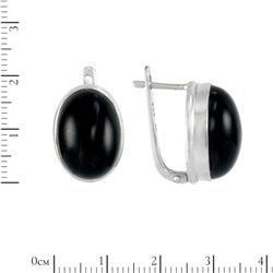 Серьги 'Габриэлла' с диопсидом ИВСК31112Х18ЧЗ0N6