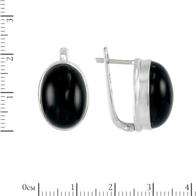 Серьги 'Габриэлла' с диопсидом ИВСК31112Х18ЧЗ0N6