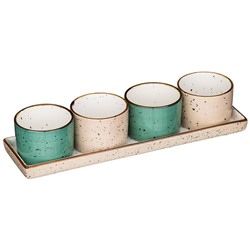 НАБОР СЕРВИРОВОЧНЫЙ BRONCO "NATURE" 5 ПР. МИКС (КОР=24НАБ.)