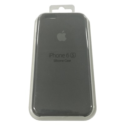 Силиконовый чехол для iPhone 6/6S черный