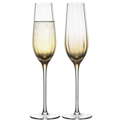 Набор бокалов для шампанского Gemma Amber, 225 мл, 2 шт.