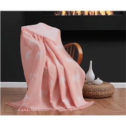 Накидка на Диван 170x220 см. 100% Хлопок Keten Fil Pudra