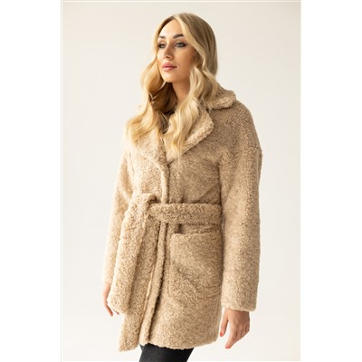 Шубка утеплённая 23700 (кэмел)
