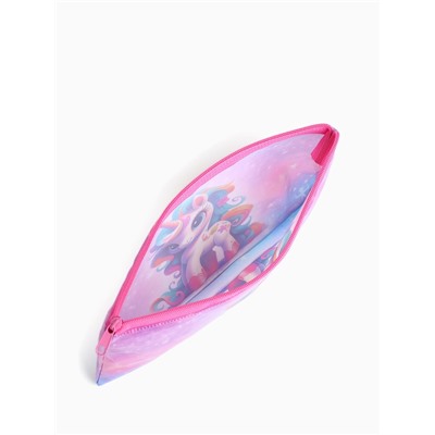 Косметичка-пенал на молнии, с ярким изображением, разноцветная