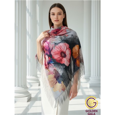 Платок теплый кашемировый с 3D принтом Арт 2591П/04