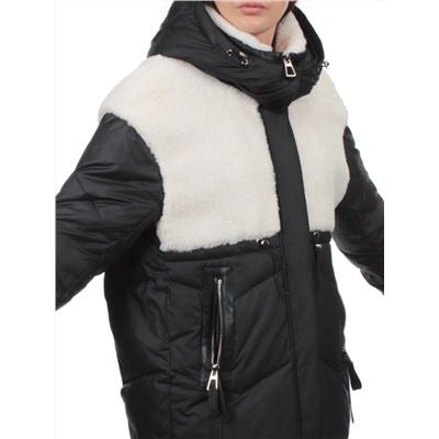 350-X01 BLACK Куртка зимняя женская (200 гр. холлофайбер)