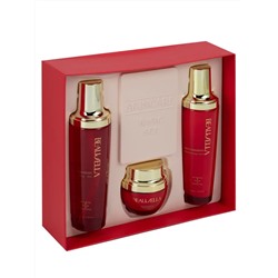 Beausella Увлажняющий набор для лица с экстрактом красного женьшеня: тонер, лосьон, крем / Red Ginseng Moisturizing Set, 150 мл x 2, 50 г