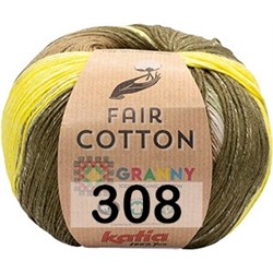 Пряжа Katia Fair Cotton Granny
