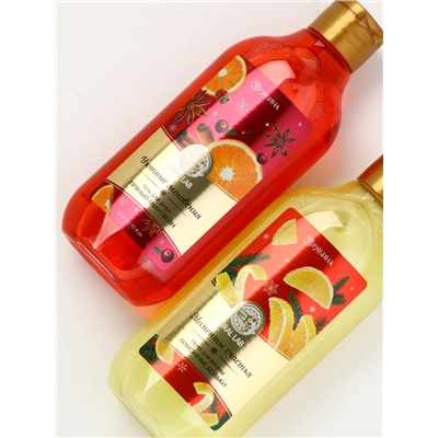 Подарочный набор новогодний URAL LAB «Моменты счастья»: гель для душа и пена для ванны, 2×300 мл