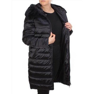 815-E02 INK BLUE Пальто зимнее женское VISDEER (200 гр. тинсулейт)