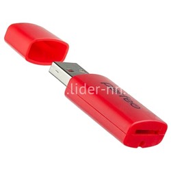 Картридер Perfeo (PF-VI-R023) для Micro SD (красный)