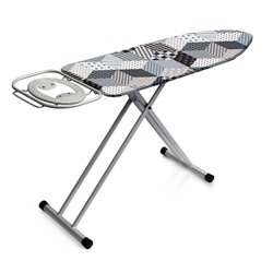 Гладильная доска PERILLA by Dogrular Домина серая, 42*125, розетка, подставка оптом