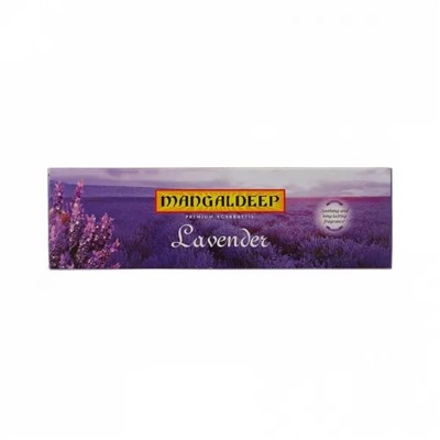 Ароматические палочки Лаванда (84 шт), Incense Lavender, произв. Mangaldeep