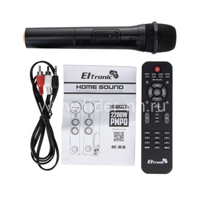 Колонка 10" (30-35 HOME SOUND) динамик 8шт/2х10"; 4х6.5"; 2х3" комплект 2 колонки ELTRONIC (серебро)