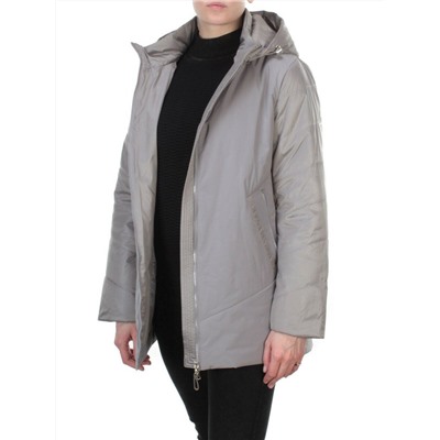 6021 GRAY Куртка демисезонная женская DATURA (100 гр. синтепон)