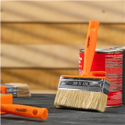 Кисть-ракля, 30х120 мм, натуральная щетина, пластмассовый корпус, пластмассовая ручка Sparta