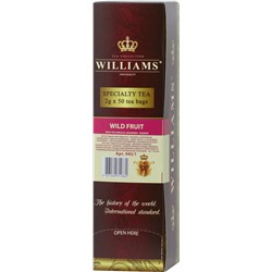 WILLIAMS. В конвертах. Фруктовый карт.упаковка, 50 пак.