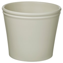 KÖRSBÄRSBJÖRK, Übertopf, helles Graubeige,, 24 cm