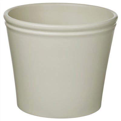 KÖRSBÄRSBJÖRK, Übertopf, helles Graubeige,, 24 cm