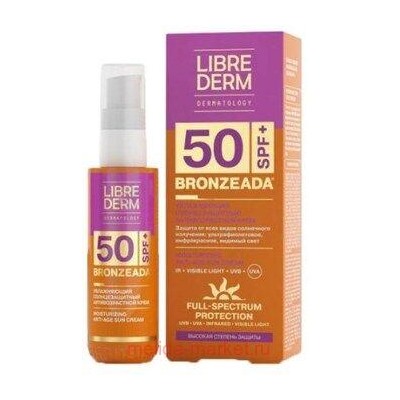 LIBREDERM Bronzeada Крем увлажняющий солнцезащитный ANTI-AGE SPF 50 50 мл