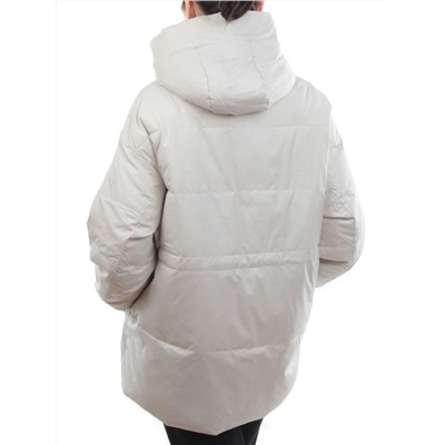 M24-211 LT. BEIGE Куртка демисезонная женская (100 гр. синтепон)