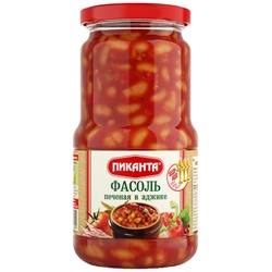 Фасоль печёная в аджике Пиканта 470 г 1/6