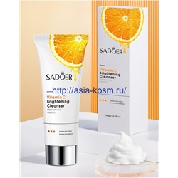 Омолаживающая, очищающая пенка Sadoer с витамином С (83963)