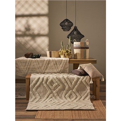 Ковер из новозеландской шерсти и хлопка Imphal из коллекции Ethnic