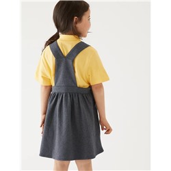 Girls' Cotton Rich School Pinafore (2-12 Yrs)