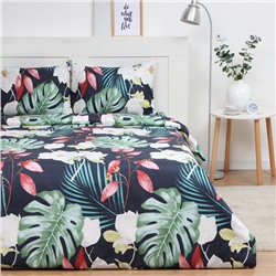 Постельное бельё Экономь и Я 2 сп Magical tropics 175*215см,180*215см,50*70см-2 шт, полисатин, 80 г/м²