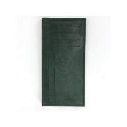 Визитница-кардхолдер Croco-ВК-208 н/к,  13 карм,  малахит крек (226)  229088