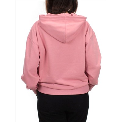 A-02 PINK Худи женское (85% хлопок, 15% полиэстер)