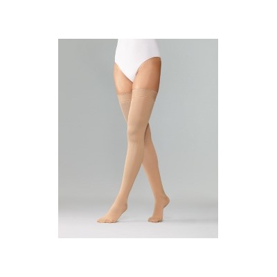 F23N9 Чулки компрессионные на резинке (AG) "Varisan Fashion" закрытый нос (I класс) р.4 (черный)