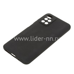 Задняя панель для Xiaomi  Redmi 10 Силикон матовый (черная)