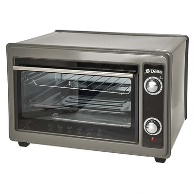 Духовой шкаф DELTA D-0122 1300Вт 37л Серая