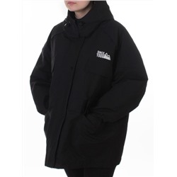 3092 BLACK Куртка демисезонная женская (100 гр. холлофайбер)