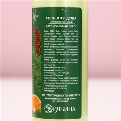 Новогодний подарочный набор косметики «Чудес и подарков»: гель для душа и пена для ванны, 2×100 мл, Чистое счастье